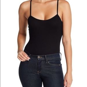 LOVE, FIRE BODYSUIT BLACK